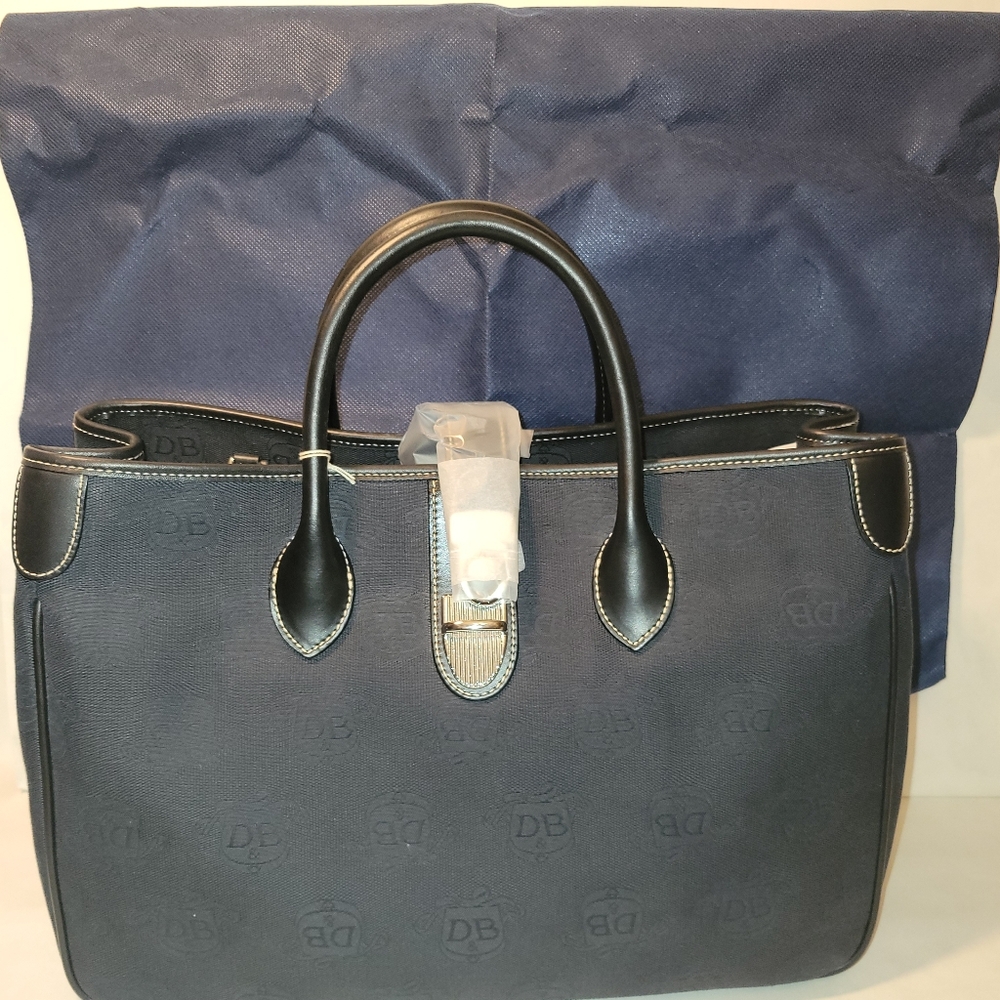 Nwt Dooney & Bourke Double Handle Canvas 2-Way To… - image 1